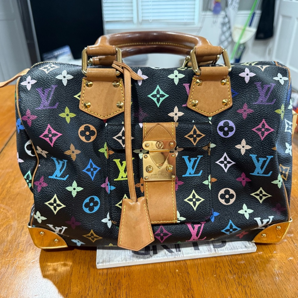 Louis Vuitton multicolor speedy 25, year 2003